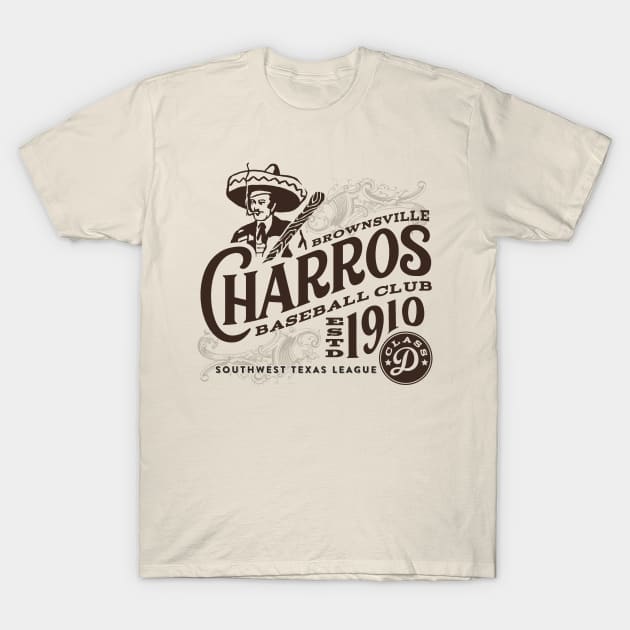 Brownsville Charros T-Shirt by MindsparkCreative